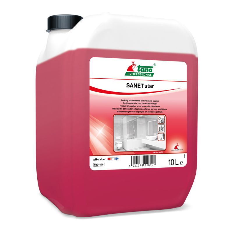 Agent de curatare sanitar 10L,Sanet Star, Tana Professional