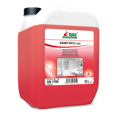 Agent de curatare sanitar 10L, Sanet BR 75 RED, Tana Professional