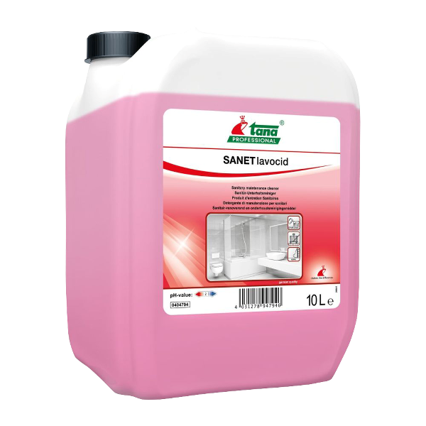 Agent de curatare sanitar 10L, Sanet Lavocid, Tana Professional