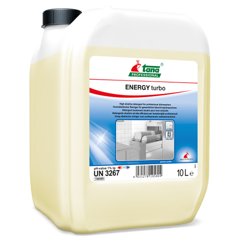 Detergent automat pentru vesela si pahare 10L, Energy Turbo, Tana Professional