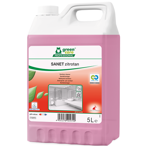 Agent de curatare sanitar 5L, Sanet Zitrotan, Tana Professional