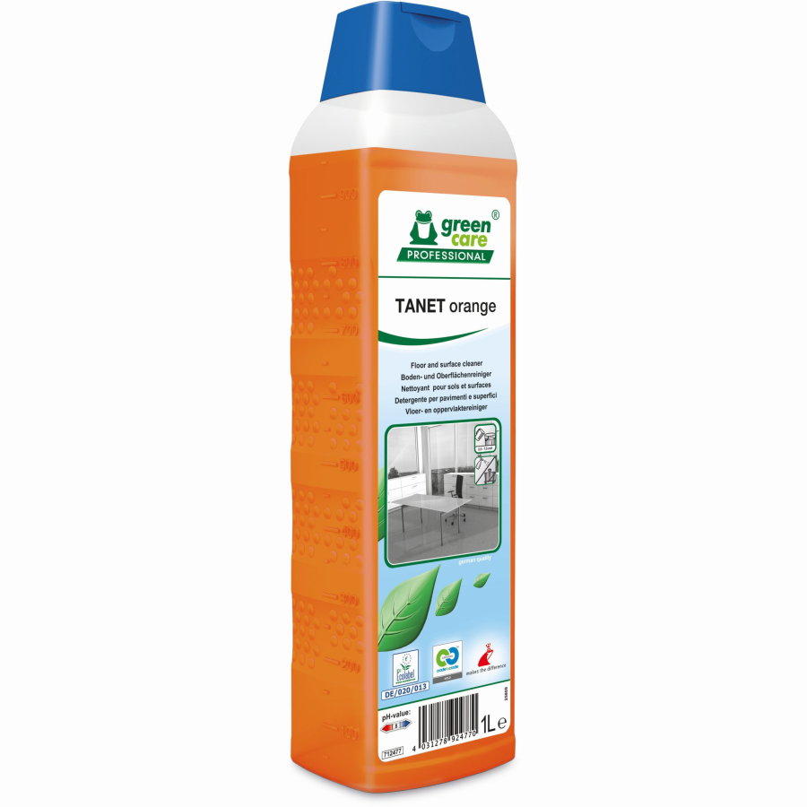 Detergent pentru intretinere pardoseli si suprafete 1L, Tanet Orange, Tana Professional