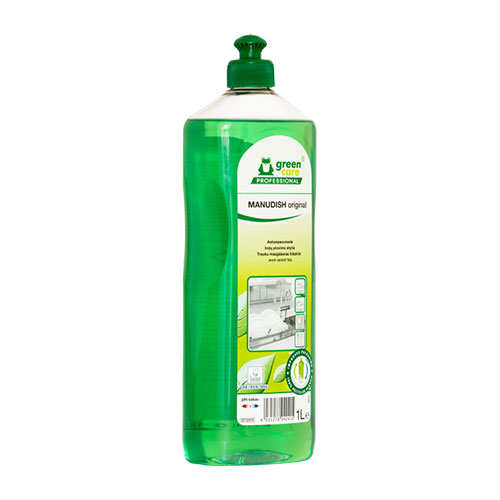 Detergent manual lichid de vase, 1L, Manudish Original, Tana Professional