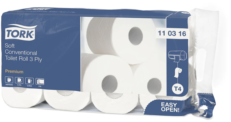 Hartie igienica rola standard Soft, T4, Tork