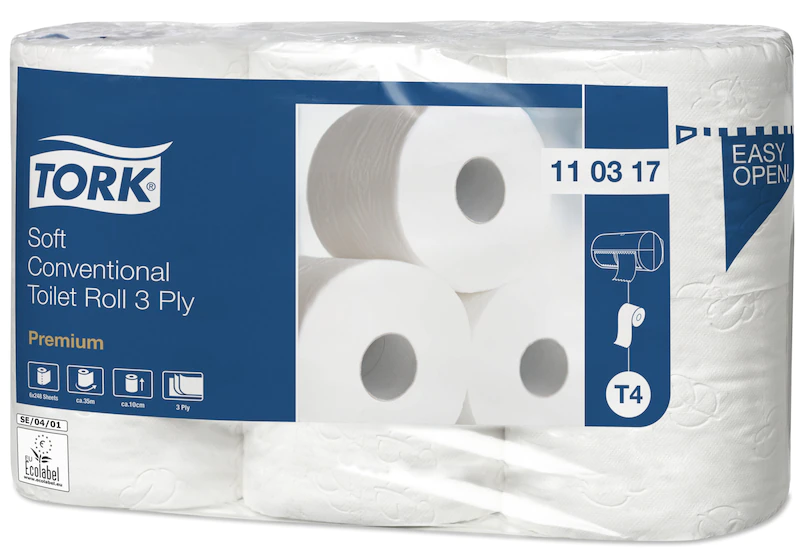 Hartie igienica rola standard Soft Premium, T4, Tork