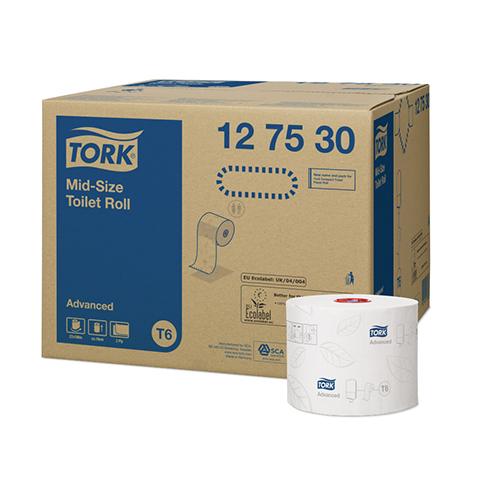 Hartie igienica rola compacta Twin Mid-Size, Tork