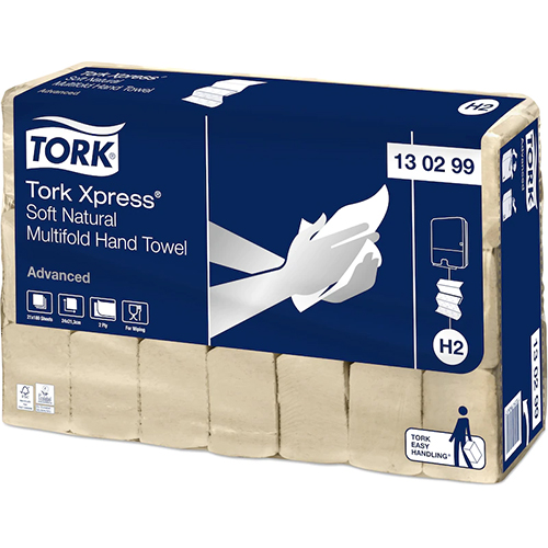 Prosoape de maini din hartie, pliate in M Xpress Soft Multifold Nature, Tork
