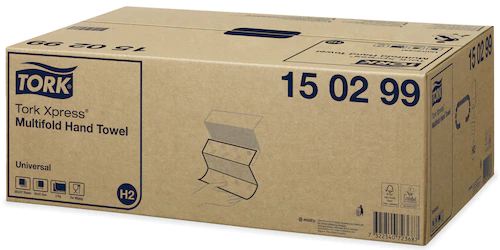 Prosoape de maini din hartie, pliate  in Z Universal Delicat, Tork Xpress Multifold Soft