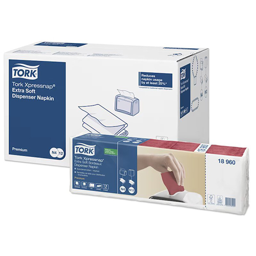 Servetele de masa pentru dispenser Xpressnap, Extra Soft 1/2 bordo, Tork