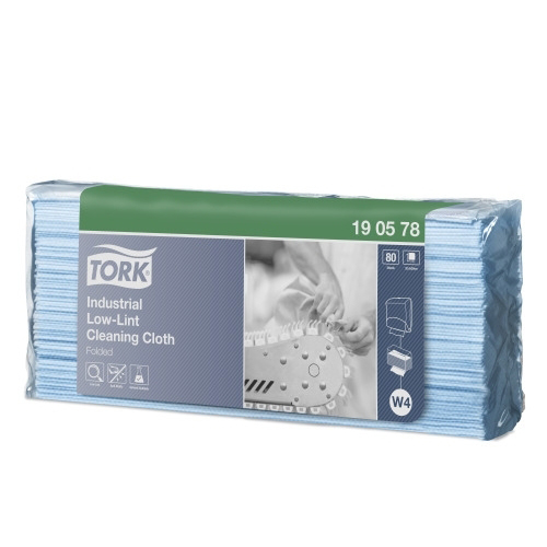 Lavete multifunctionale pliate Industrial Low-Lint, Tork