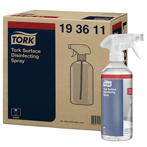 Spray dezinfectant pentru suprafete, Tork