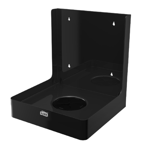 Dispenser de perete pentru role-lavete industriale, negru, Tork