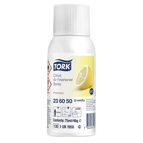 Odorizant pentru dispenser Tork Air Freshener, Citrice, 75 ml, Tork