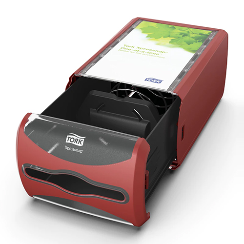 Dispenser servetele de masa Xpressnap Counter, rosu, Tork