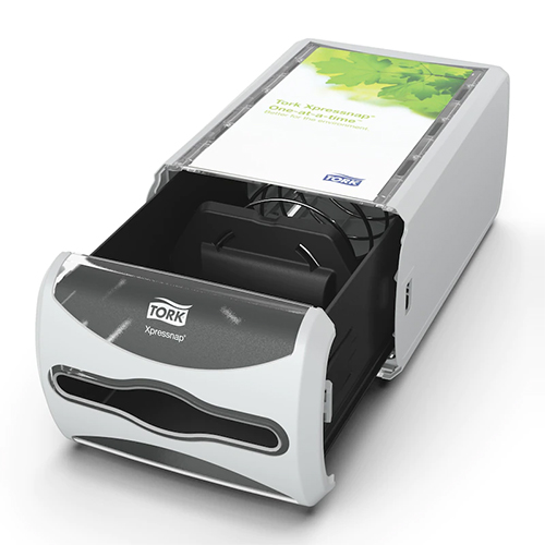 Dispenser servetele de masa Xpressnap Counter, gri deschis, Tork