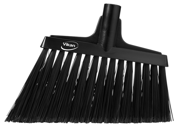 Matura oblica cu peri duri despicati, 290 mm, Vikan, verde negru 