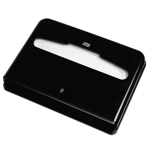 Dispenser acoperitori colaci WC, Tork, alb negru 