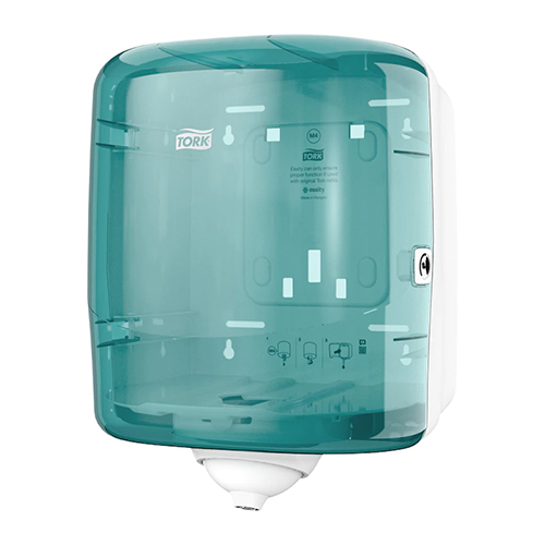 Dispenser prosoape maini rola cu derulare centrala mare Reflex, Tork, turcoaz