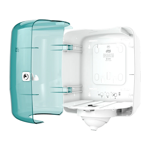 Dispenser prosoape maini rola cu derulare centrala mare Reflex, Tork, turcoaz