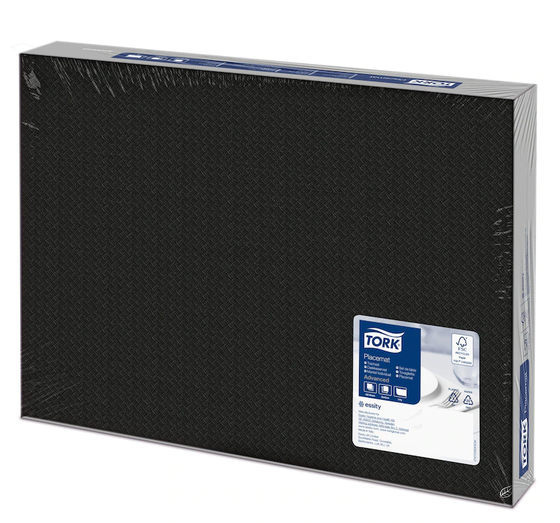 Suport farfurie din hartie 42 x 30 cm, Tork, verde negru 