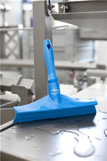 Racleta Ultra Hygiene cu maner mic 245 mm, Vikan, roz