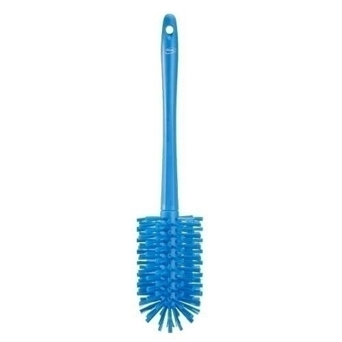 Perie curatare tevi Ultra Hygiene Ø90 mm, peri medii/duri, Vikan, albastru