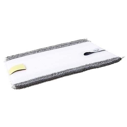 Mop Damp/Dry 31, din microfibra, cu prindere tip velcro, 25 cm, gri, Vikan
