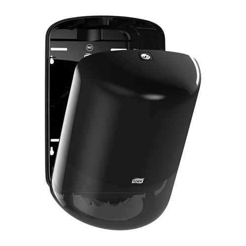 Dispenser prosoape maini rola cu derulare centrala mare, Tork, negru