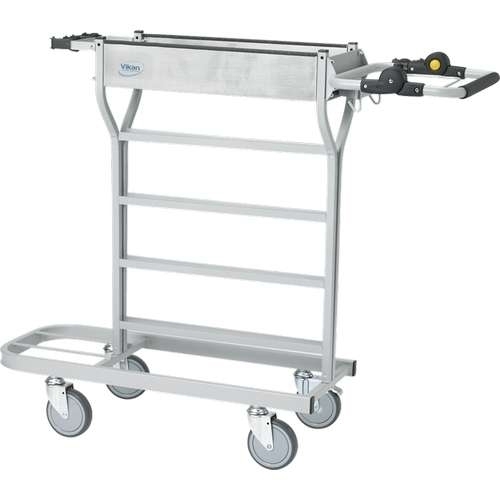 Carucior compact curatenie Plus 40 cm, gri, Vikan 40cm