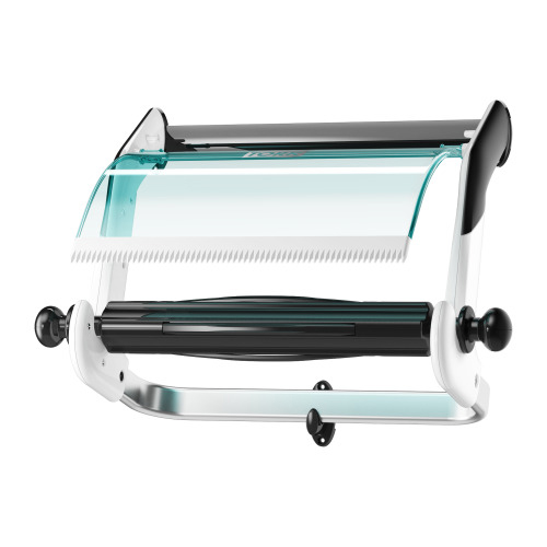 Dispenser perete role-lavete industriale, albastru, Tork, turcoaz