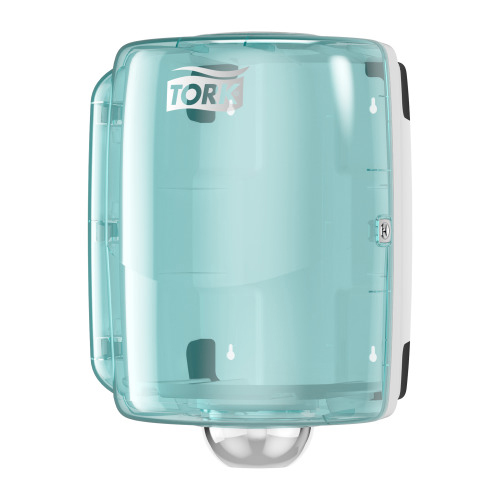 Dispenser role-lavete industriale Maxi Centrefeed, turcoaz, Tork