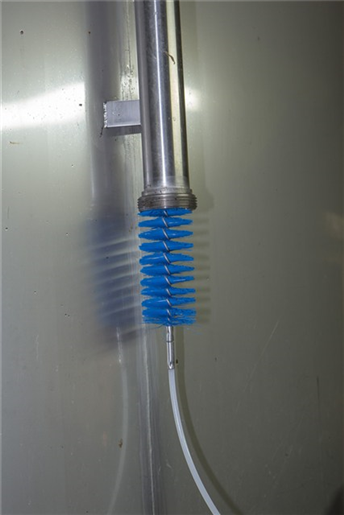 Maner flexibil polipropilena Ø6 mm,1505 mm, alb, Vikan