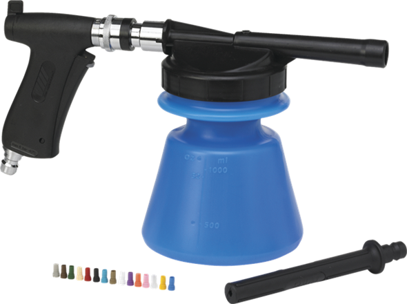 Pulverizator cu jet spuma 1.4 L, Vikan, albastru