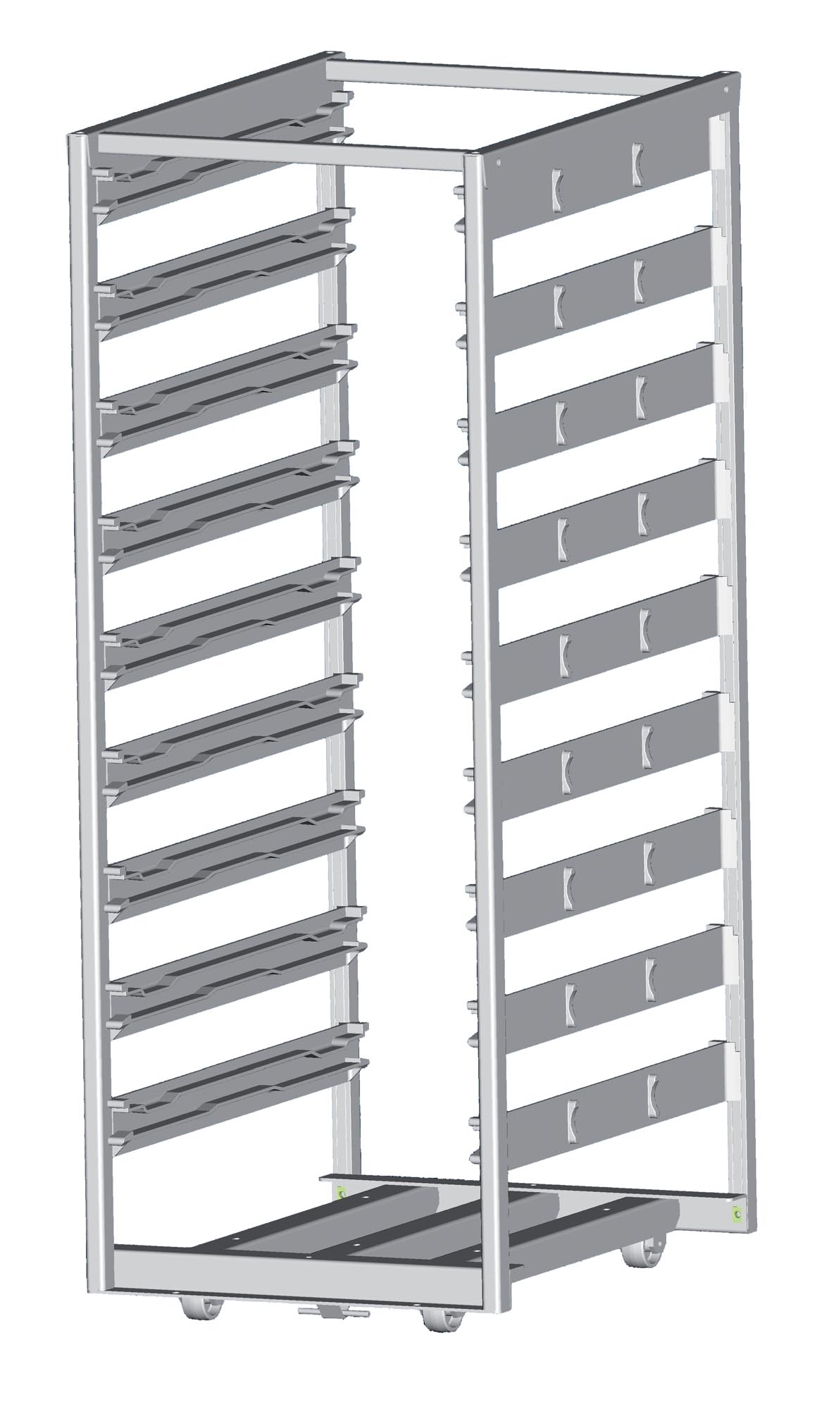 Rastel ISO-NORM cu 1 sectiune 8020 - ALVI