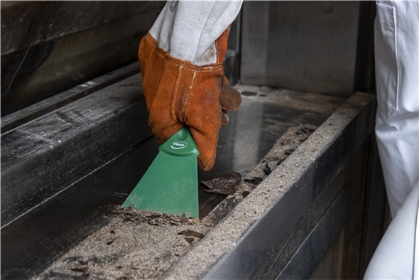 Scraper cu lamela nailon 100 mm, Vikan, verde