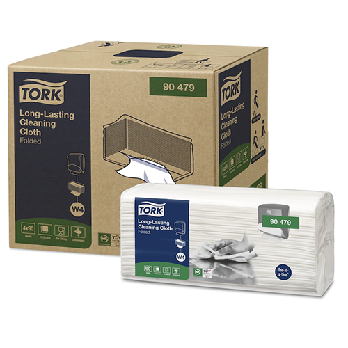 Lavete multifunctionale pliate W4 pentru utilizare indelungata Long-Lasting, Tork