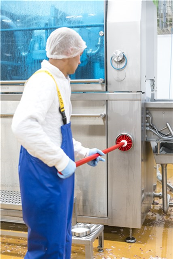 Perie pentru masina tocat carne &Oslash;135 mm, peri medii,  Vikan 135mm