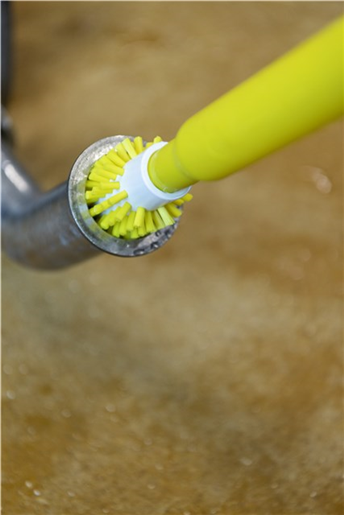 Perie curatare tevi Ø63 mm, peri duri, Vikan 63mm