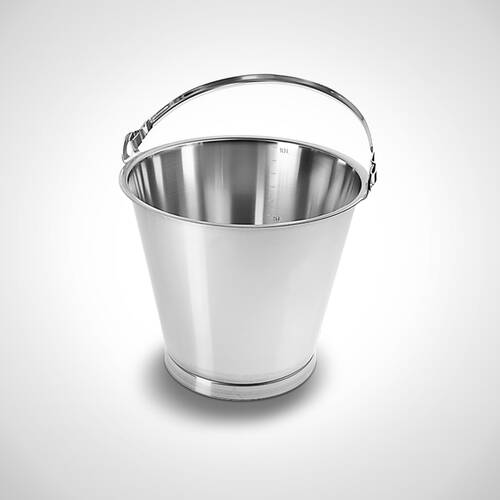 Galeata ranforsata din inox 10 L, E-MB, Mohn