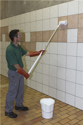 Perie ajustabila cu dispersie de apa 240 mm, peri moi/despicati,  Vikan 24cm