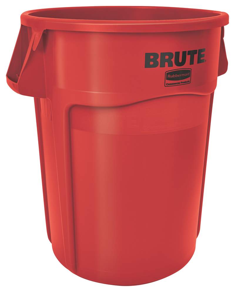 Container Brute cu canale de ventilare 166.5 L, Rubbermaid rosu 