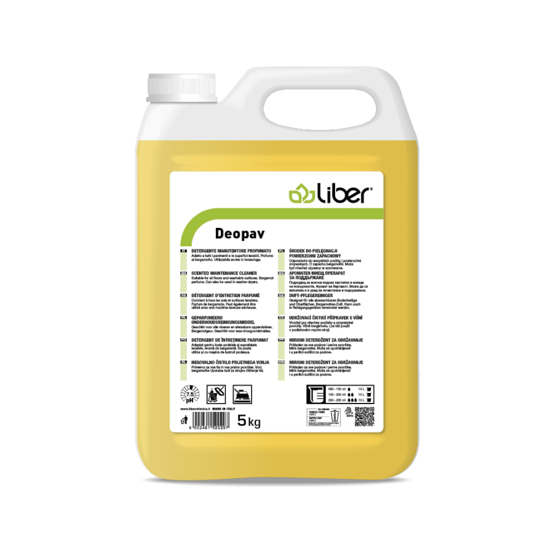 Detergent cu pH neutru pentru suprafete, Deopav, Liber