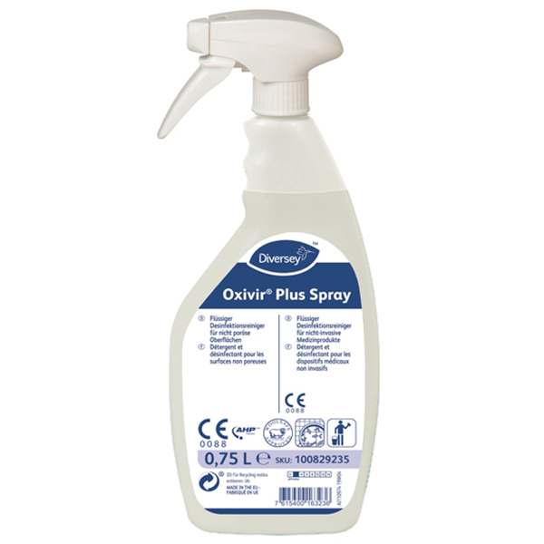 Oxivir Spray - Dezinfectant pe baza de oxigen activ, 750 ml , Diversey