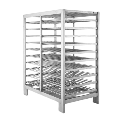 Rastel depozitare tavi alimente KG-K 11, inox, Mohn