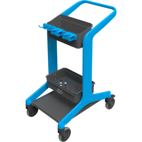 Statie mobila de igienizare HyGo, 780 mm, Vikan albastru 