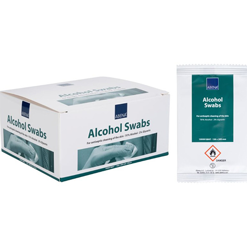 Servetele igienizante pe baza de alcool 50 buc/pac (clorhexidina), Abena