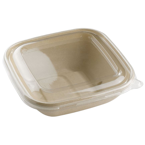 Bol rectangular biodegradabil Bagasse 750ml, Abena