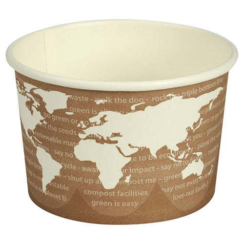 Bol supa biodegradabil World Art, 6cm, Ø7.7cm, 235 ml, Abena