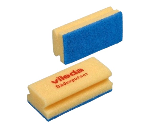Burete abraziv Soft, 16.5 x 13 cm, albastru, Vileda Professional