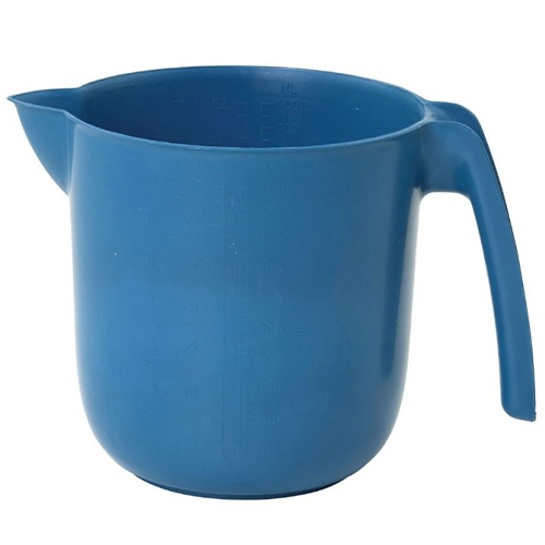 Cana gradata metal detectabila, 1000 ml, albastru, Detectamet